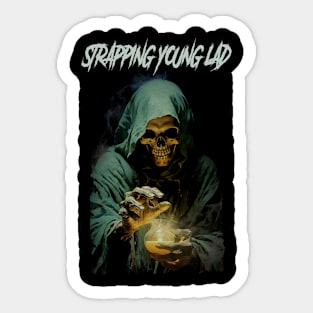 STRAPPING YOUNG LAD MERCH VTG Sticker